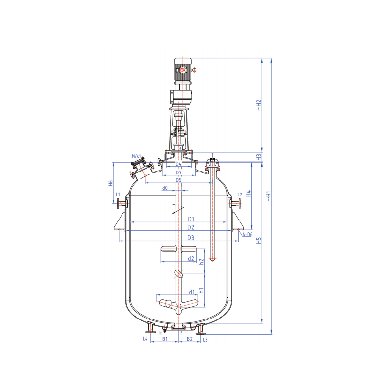 glass lined tank