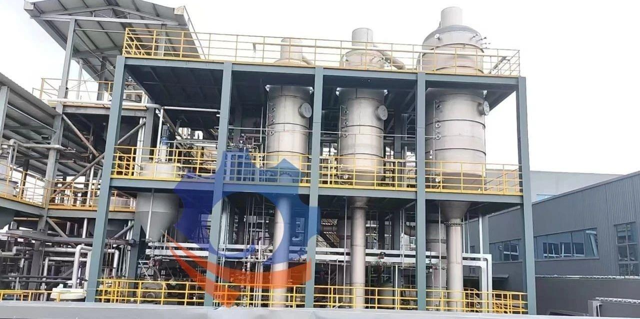 Three-effect Forced CirculationCrystallization Evaporator
