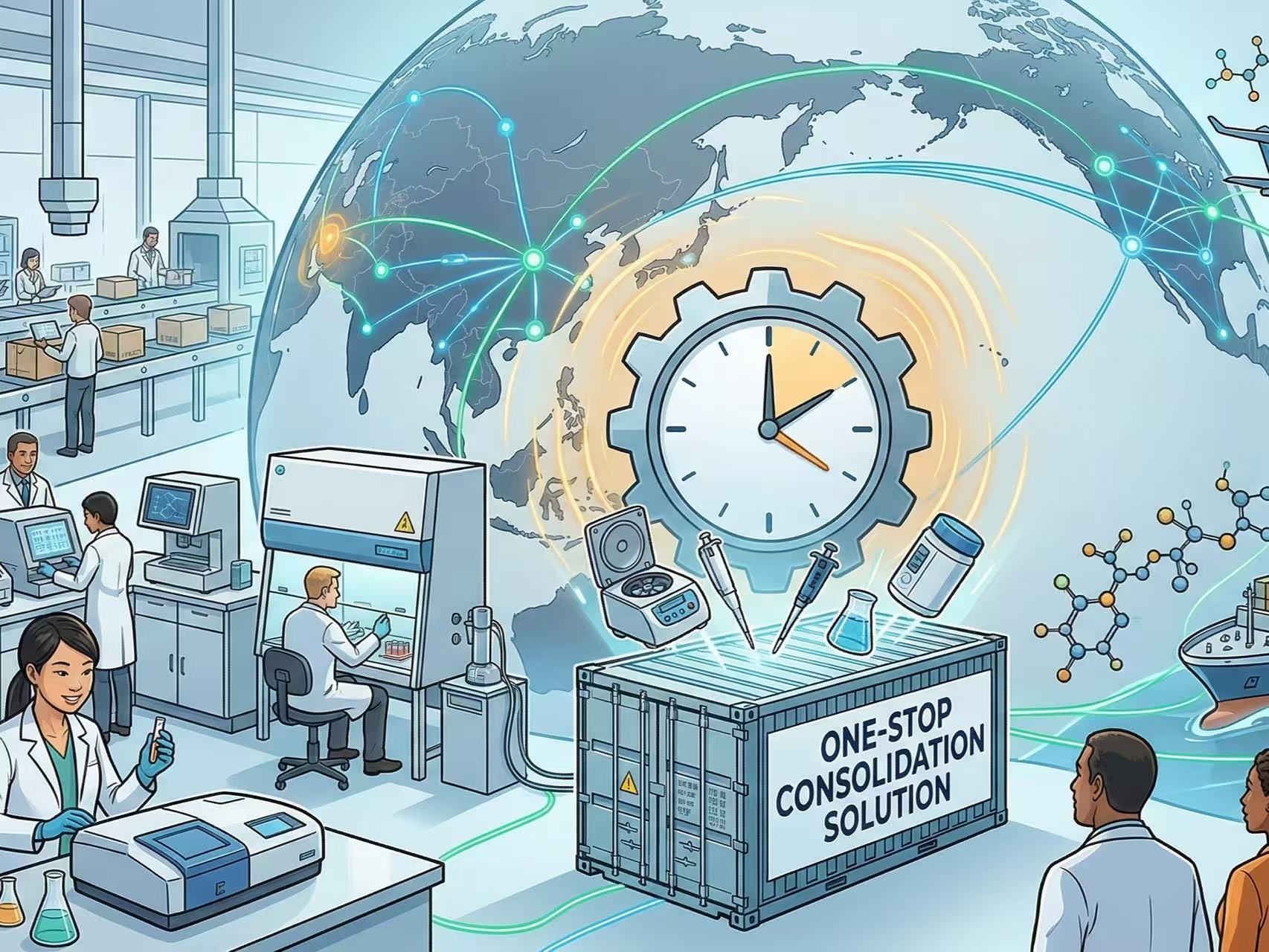 Преодоление глобальной турбулентности: как геополитическая напряженность на Ближнем Востоке меняет цепочку поставок лабораторного оборудования к 2026 году.