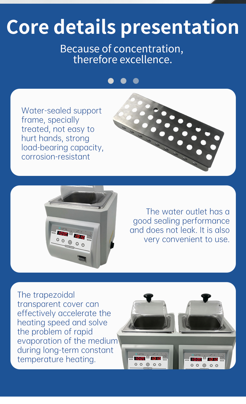 Multi-point stirring water bath